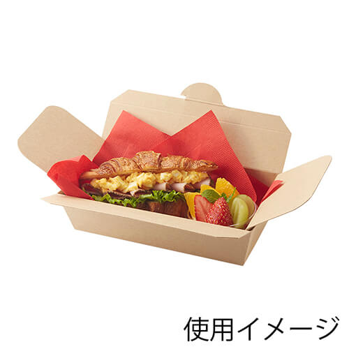 HEIKO 食品容器 ネオクラフト フードボックス ロングM 20枚