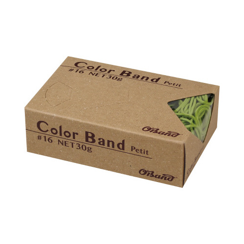 オーバンド　カラープチ３０ｇ箱　ライトグリーン画像