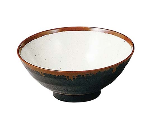 メラミン和食器 長次郎窯 小丼 AN-63 W内白