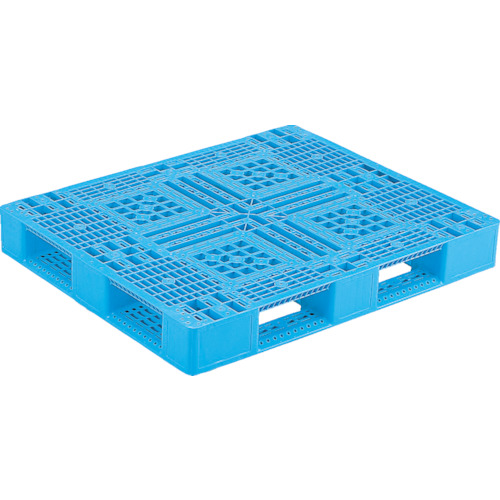 プラスチックパレット　D4-102-2　青　1枚画像