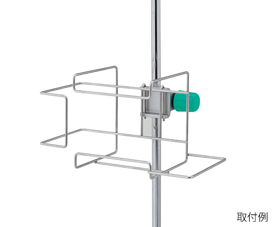 PPEホルダー　ポール取付式画像