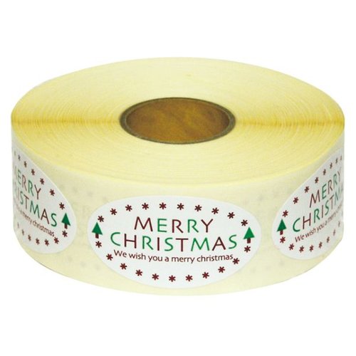 クリスマスポイントロールシール-2(500枚) ヘッズ画像