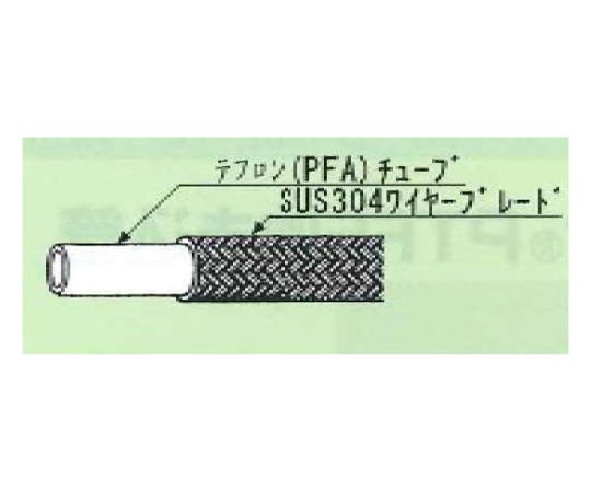 USL-PFA耐久ホース(30Mpaタイプ) 3/8"φ(内径8φ)×10m画像