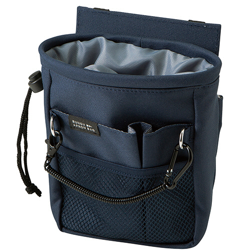 文具ｴﾌﾟﾛﾝﾊﾞｯｸﾞ 巾着 ﾈｲﾋﾞｰ 1個画像