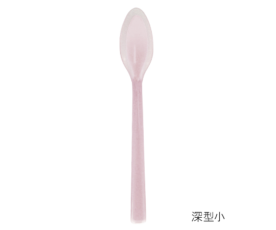 口あたりやさしいスプーン 一体深型・小 ピンク画像