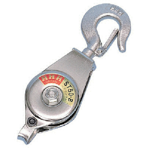 ｼﾝﾌﾟﾙ鉄ﾌﾞﾛｯｸ ﾌｯｸ型 50mm ﾍﾞｱﾘﾝｸﾞ入 1個画像