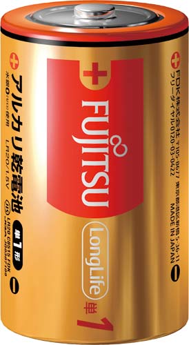 アルカリ乾電池　ＬｏｎｇＬｉｆｅ単１形　１０本入画像