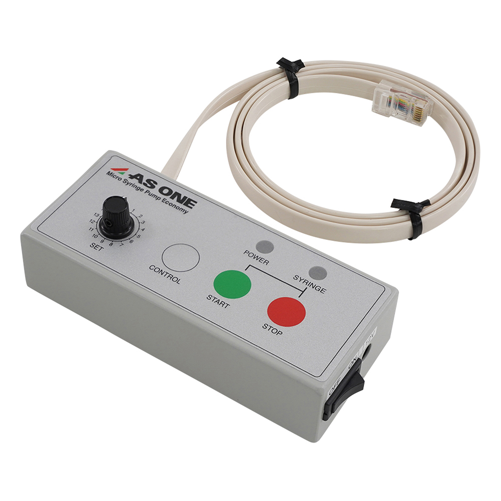シリンジポンプ　リモコンタイプ　コントローラー部　115×50×35mm