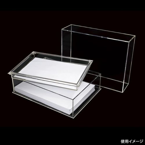 アクリル什器 アクリル決済箱 中蓋付 A5 CRC8502 クルーズ画像