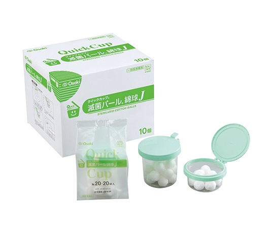 滅菌QCパール綿球（R）　φ30　10球/個×10個入