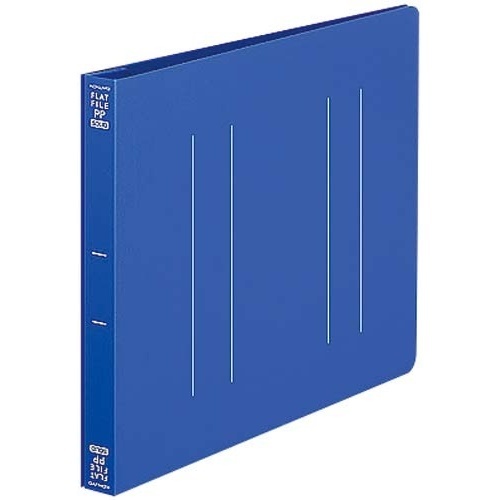 フラットファイル（ＰＰ）　Ａ５横　青　１０冊画像