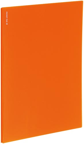 ポケットファイルα＜ノビータα＞２４Ｐ橙　１０冊画像