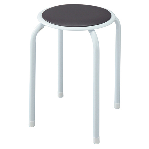 ﾗｳﾝﾄﾞｽﾂｰﾙ FB-01/10 ﾌﾞﾗｳﾝ 1脚画像