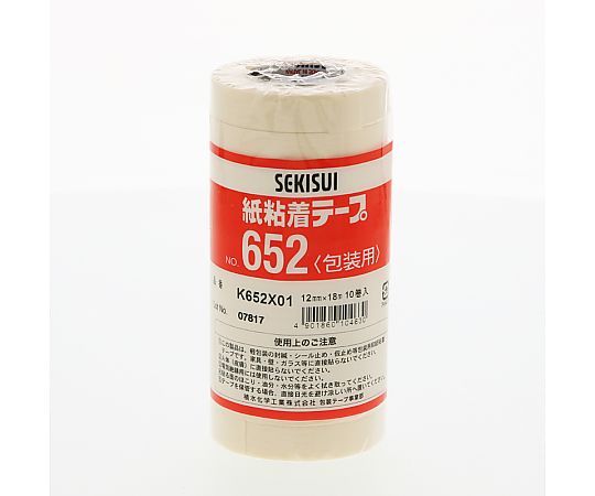 紙粘着テープ　No.652　12×18　10巻画像