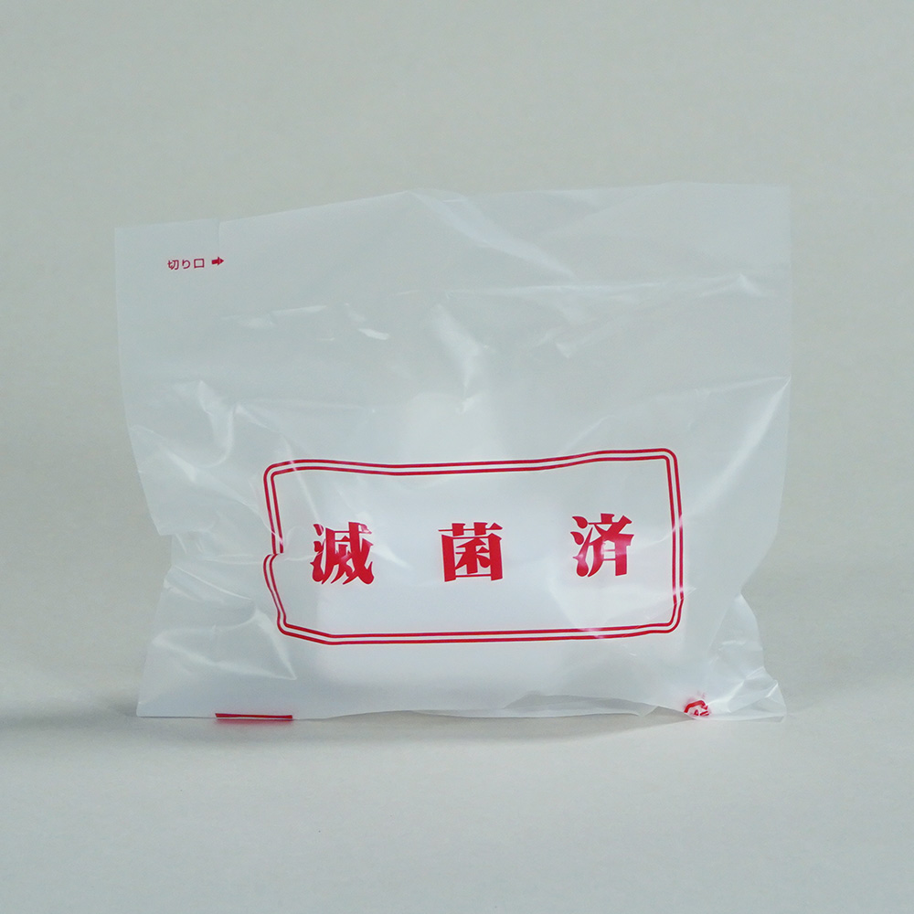 Jボトル丸型 細口（ナチュラル） 100mL 滅菌済 200本 1503-02 透明で細口の容器が整然と並んでいる様子