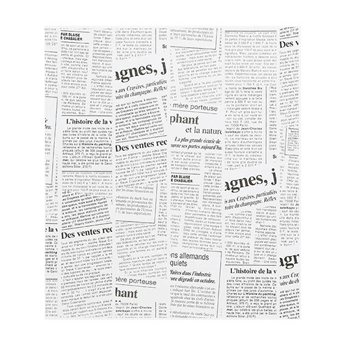 ﾜｯｸｽﾍﾟｰﾊﾟｰ 218-250mm ﾆｭｰｽﾚﾀｰ 黒 1ｾｯﾄ(5000枚:100枚×50ﾊﾟｯｸ)画像