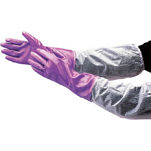 ﾋﾞﾆｰﾙ厚手 腕ｶﾊﾞｰ付 L ﾊﾞｲｵﾚｯﾄ 1双画像