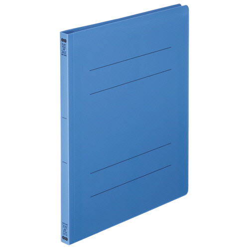 ﾌﾗｯﾄﾌｧｲﾙ(再生PP) A4ﾀﾃ ｾﾐﾜｲﾄﾞ 150枚収容 背幅18mm ﾛｲﾔﾙﾌﾞﾙｰ 1ﾊﾟｯｸ(5冊)画像