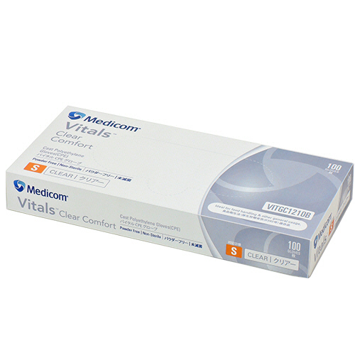 ﾊﾞｲﾀﾙ CPEｸﾞﾛｰﾌﾞ ｸﾘｱｰ S 1ｾｯﾄ(1000枚:100枚×10箱)