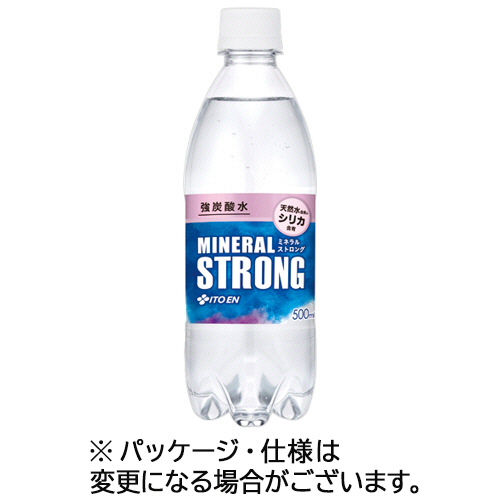 ﾐﾈﾗﾙｽﾄﾛﾝｸﾞ強炭酸水 500mL ﾍﾟｯﾄﾎﾞﾄﾙ 1ｾｯﾄ(48本:24本×2ｹｰｽ)画像