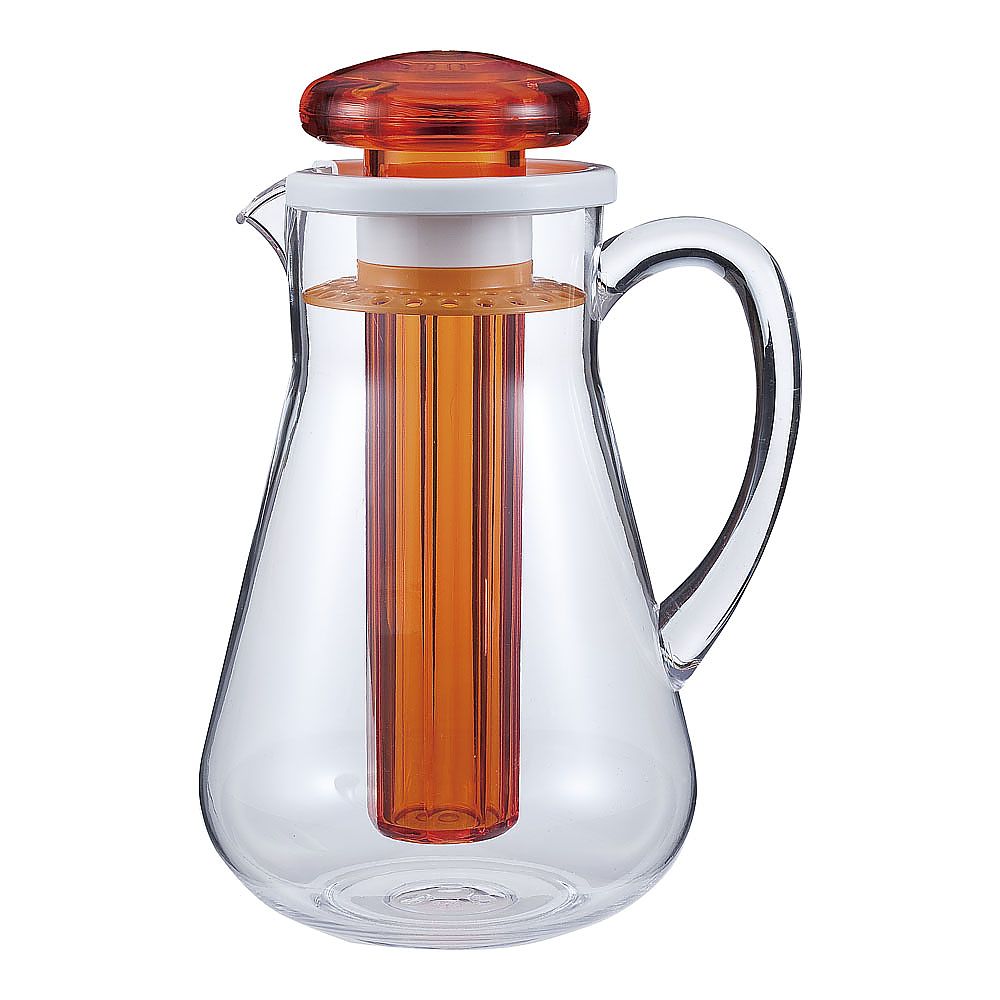 UK　アクリルウォーターピッチャーカラー　1.9L　オレンジ画像