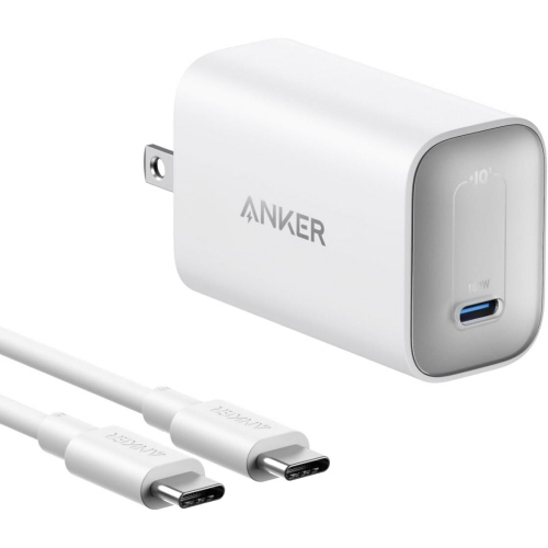 急速充電器 ANKER Nano Charger(100W) USB-Cｹｰﾌﾞﾙ付 ﾎﾜｲﾄ 1個