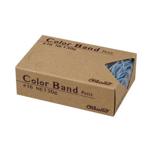 オーバンド　カラープチ３０ｇ箱　ライトブルー　５箱画像