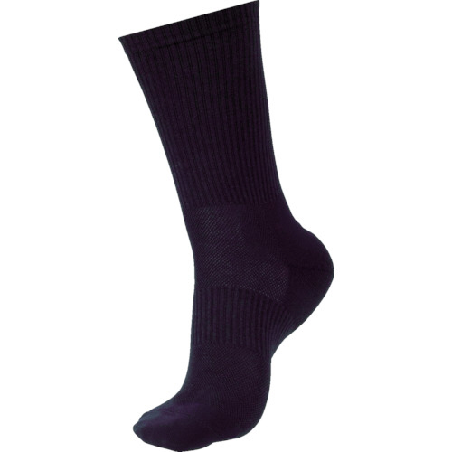 安全靴用靴下 強ﾌｨｯﾄｿｯｸｽ ﾌﾞﾗｯｸ 1足