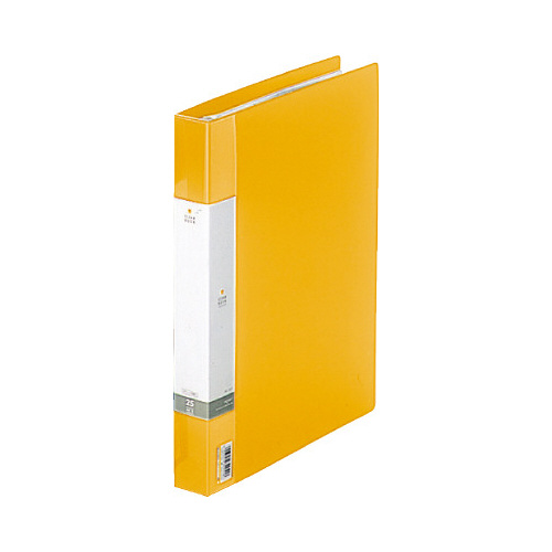 クリヤーブック交換式　黄　Ａ４縦背幅３５ｍｍ画像