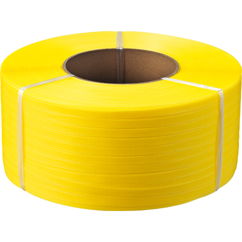 PPﾊﾞﾝﾄﾞ 自動梱包機用 15mm×2500m 黄 1ｾｯﾄ(4巻)画像