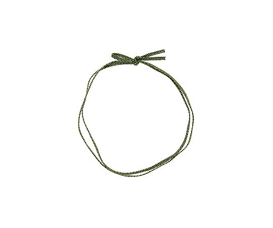 カラーゴム 平彩ゴム 2重 片花結び 62cm 濃緑 50本入画像