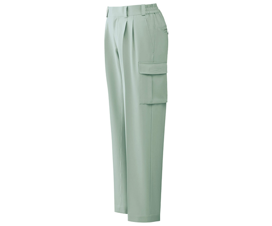 春夏作業服 帯電防止JIS適合 ベルデクセル カーゴパンツ ライトグリーン 5L画像