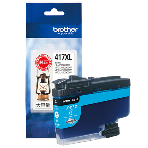 ｲﾝｸｶｰﾄﾘｯｼﾞ ｼｱﾝ 大容量 LC417XLC 1個画像