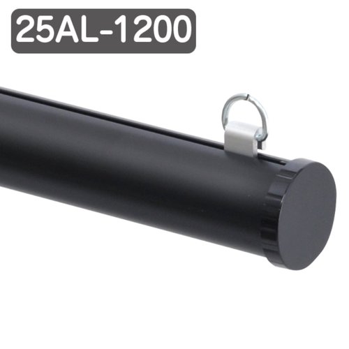 売場備品 メディアホルダーアルミ 25AL-1200 ブラック 友屋画像