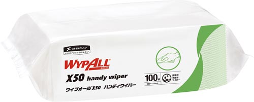 ワイプオールＸ５０　ハンディワイパー　１００枚