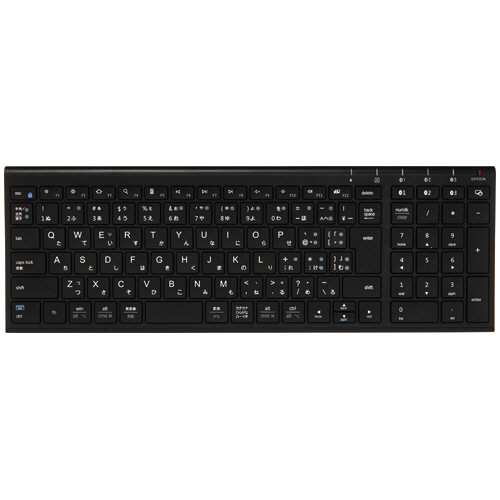 Bluetooth ﾃﾝｷｰ付きｷｰﾎﾞｰﾄﾞ ﾌﾞﾗｯｸ 1台