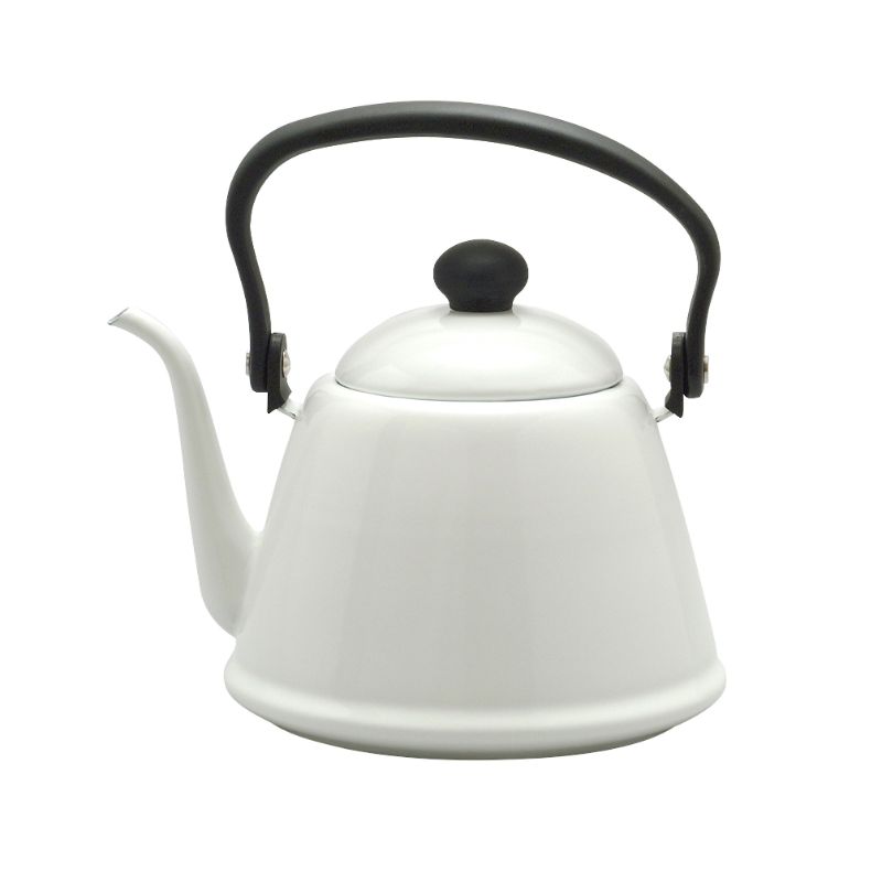 調理器具 野田琺瑯 DK-200 W ドリップケトル(2) 2L ホワイト 野田琺瑯画像