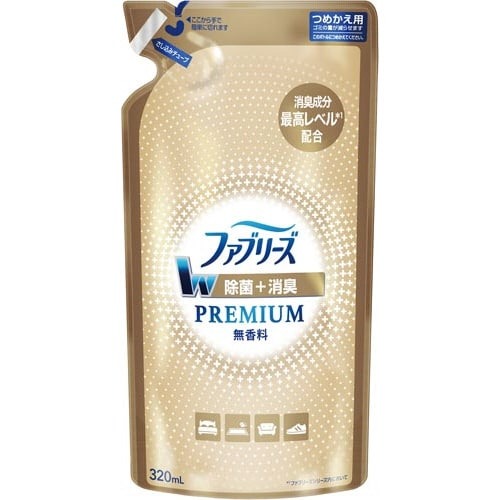 ファブリーズW除菌P無香料　詰替320ml×4画像