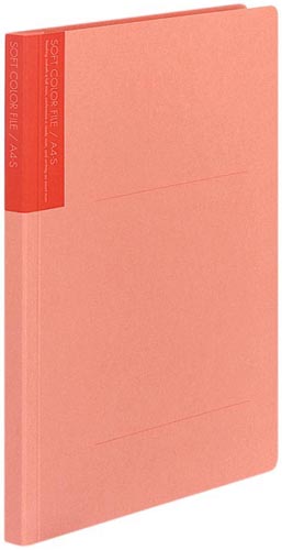 ソフトカラーファイル　Ａ４縦　オレンジ　１０冊画像