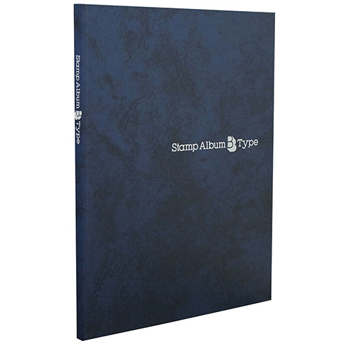 ｽﾀﾝﾌﾟｱﾙﾊﾞﾑBﾀｲﾌﾟ A5ﾀﾃ 5段ﾎﾟｹｯﾄ 青 1冊