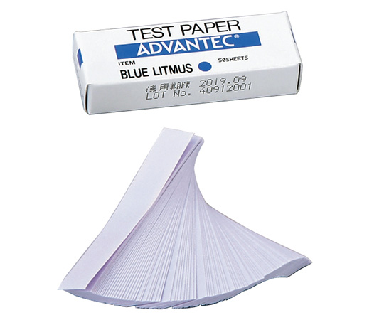 リトマス試験紙　紙箱入り　青画像