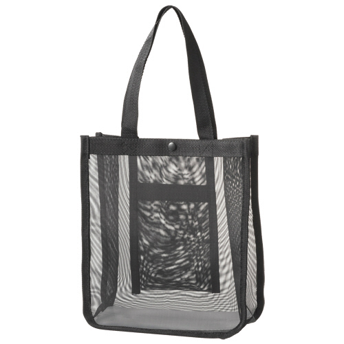 ﾒｯｼｭﾊﾞｯｸﾞ B5ﾜｲﾄﾞ 黒 1ﾊﾟｯｸ(10枚)画像