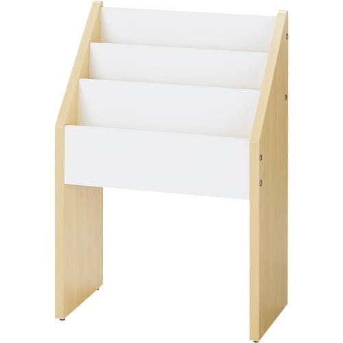 木製マガジンラック　ナチュラル画像