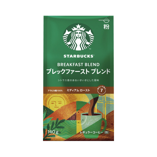 スタバレギュラー粉ブレックファーストブレンド１４０画像