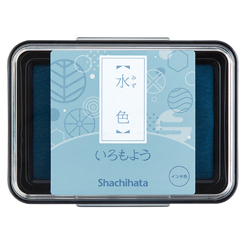 いろもよう ｽﾀﾝﾌﾟﾊﾟｯﾄﾞ 水色(みずいろ) 1個画像