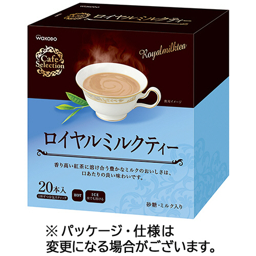 WAKODO ｶﾌｪｾﾚｸｼｮﾝ ﾛｲﾔﾙﾐﾙｸﾃｨｰ ｽﾃｨｯｸﾀｲﾌﾟ 1箱(20本)画像