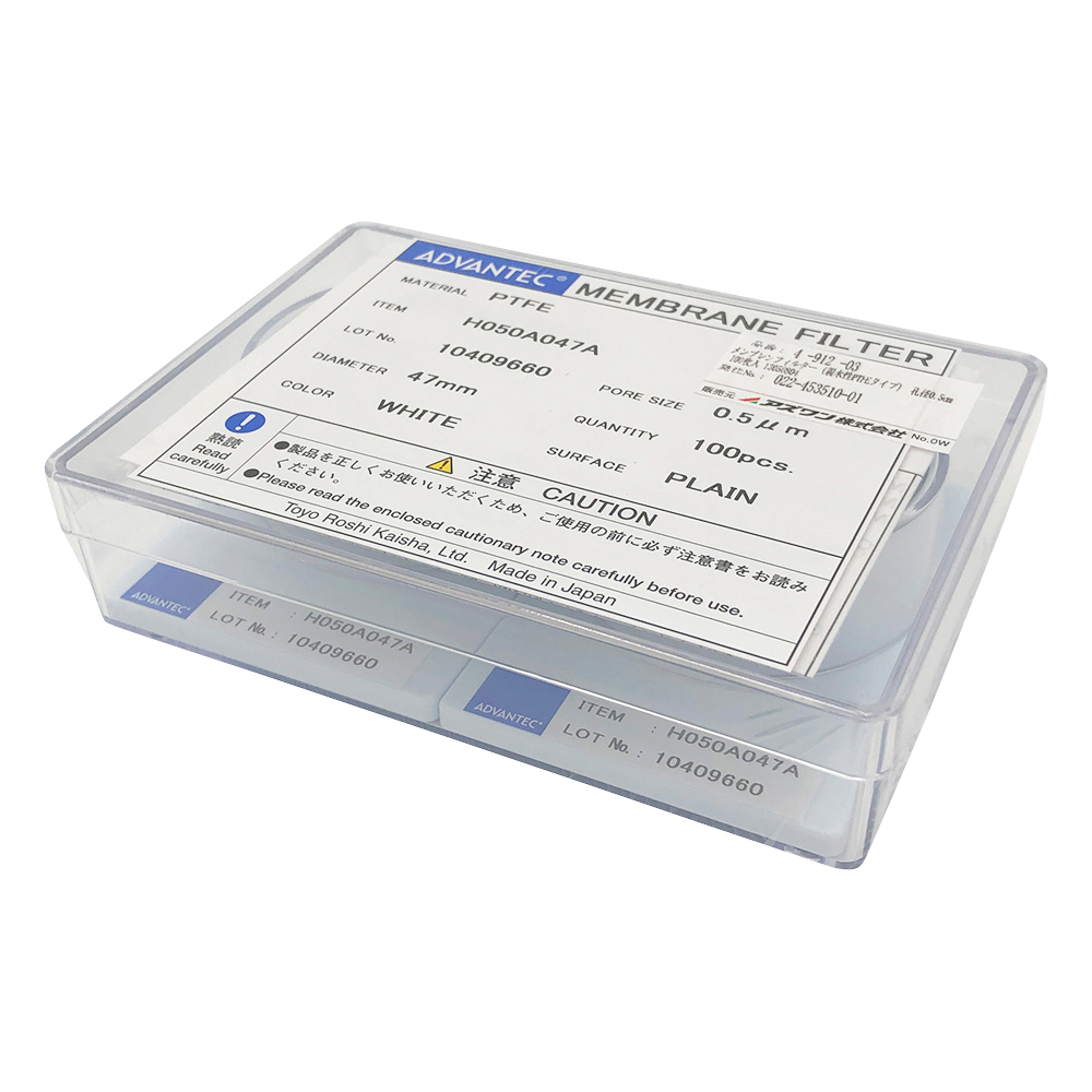 メンブレンフィルター（親水性PTFEタイプ）　孔径0.5μm　100枚入画像