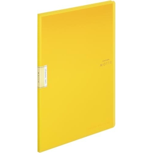 クリヤーブックモッテＡ４縦　２０Ｐ　黄　１０冊画像