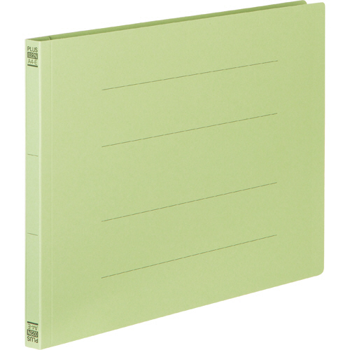 ﾌﾗｯﾄﾌｧｲﾙ 樹脂とじ具 A4ﾖｺ 150枚収容 背幅18mm ｸﾞﾘｰﾝ 1ｾｯﾄ(10冊)画像