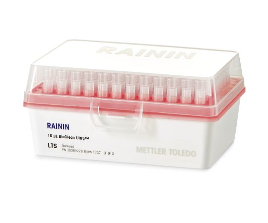 低吸着汎用チップ（リムーバブルカバーラック入）ローリテンションチップ RT UNV 10μL GLS 960A/10 1個（96本×10ラック入）画像